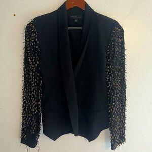 English Rose Black Evening Blazer with Sleeve details Size S